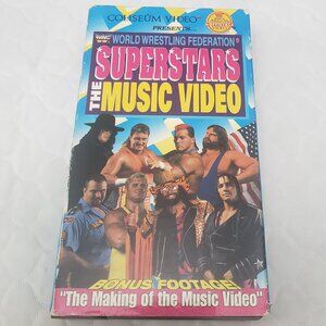 WWF Superstars The Music Video VHS (WWE)